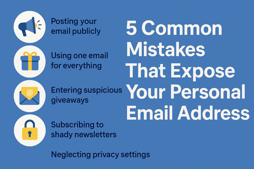 Is Your Email Address at Risk? 5 Common Mistakes You Might Be Making Online